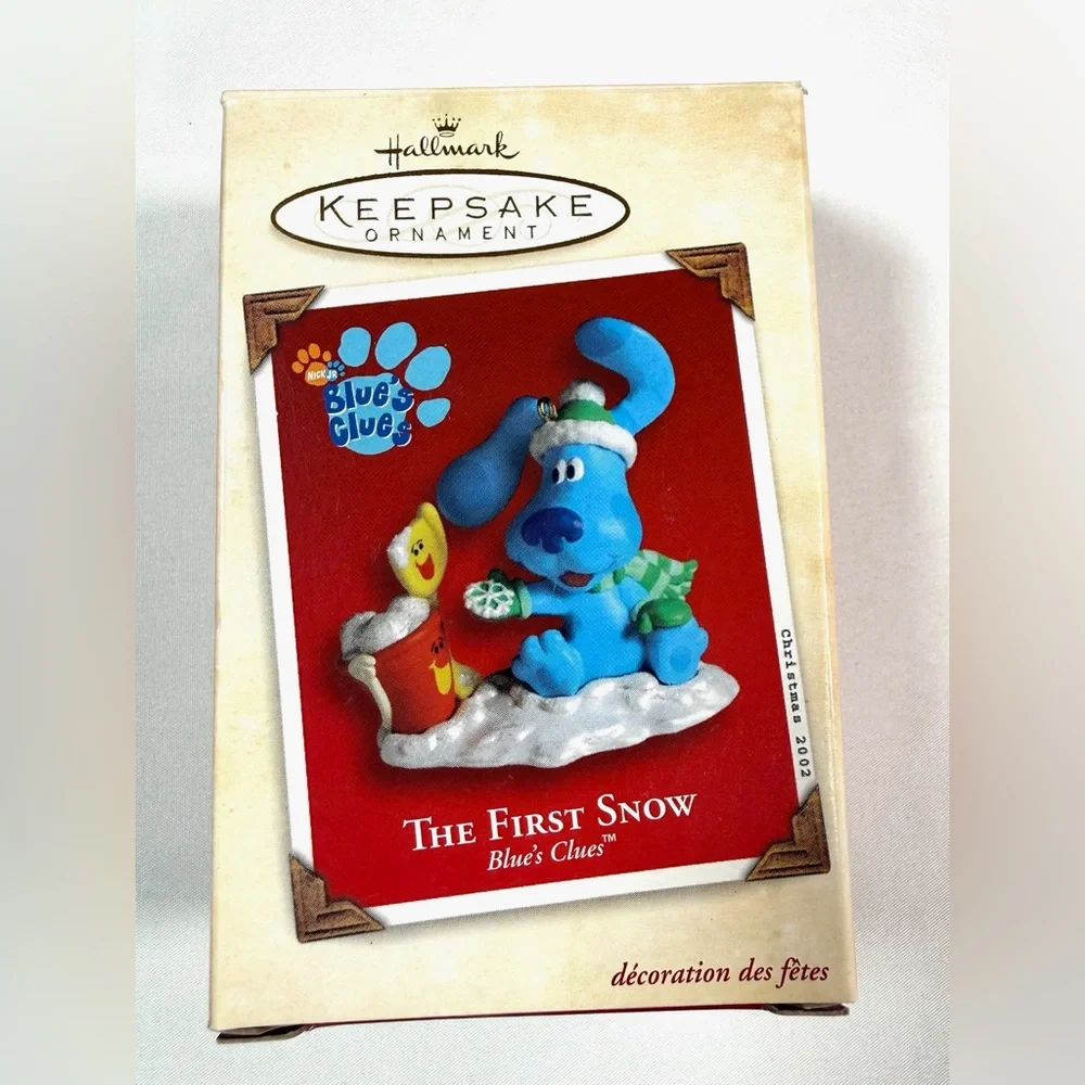 HALLMARK‎ BLUE’S CLUES Y2K VINTAGE The First Snow Keepsake Christmas Ornament
